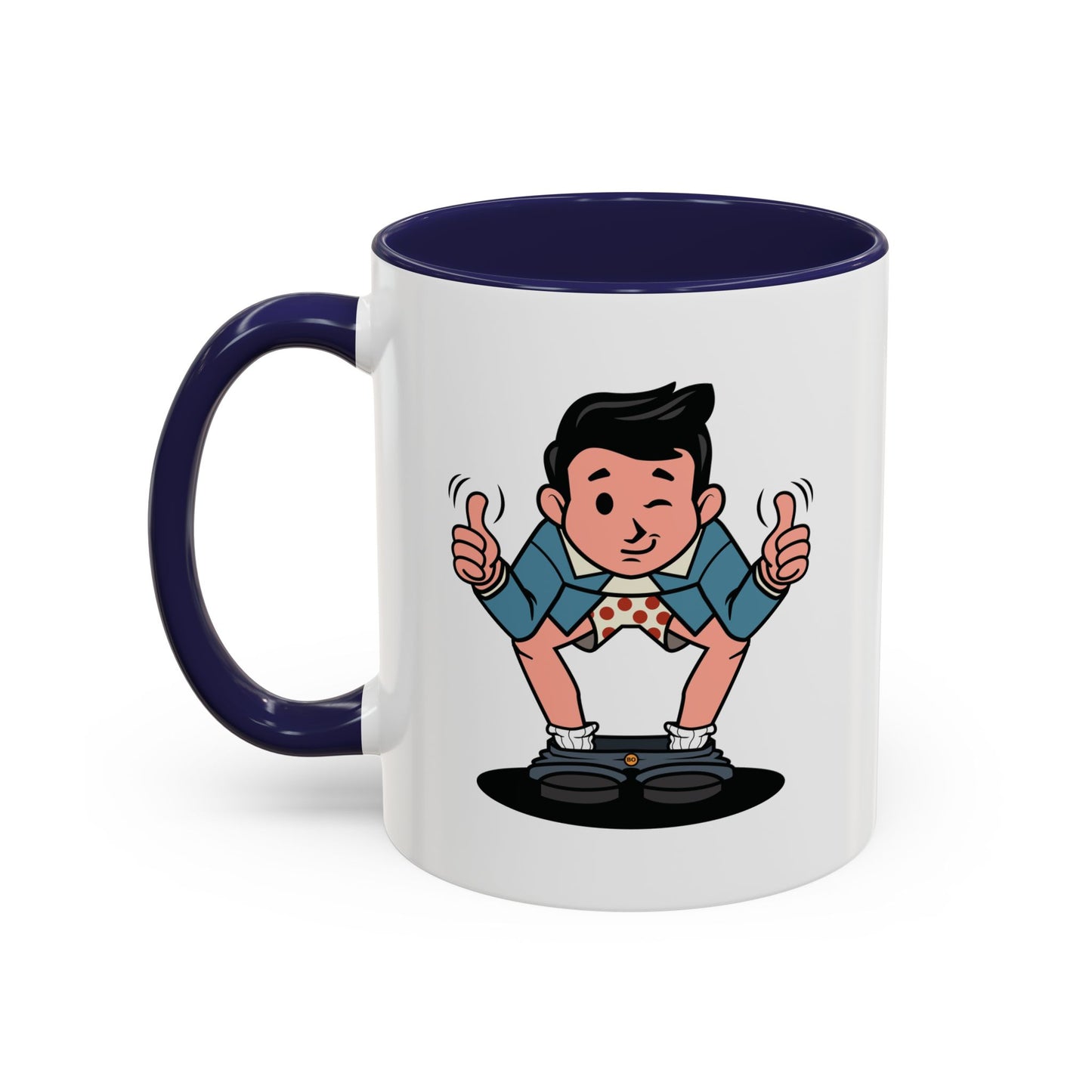 Signature BO Knee Bend & Breathe Accent Coffee Mug 11oz and 15oz