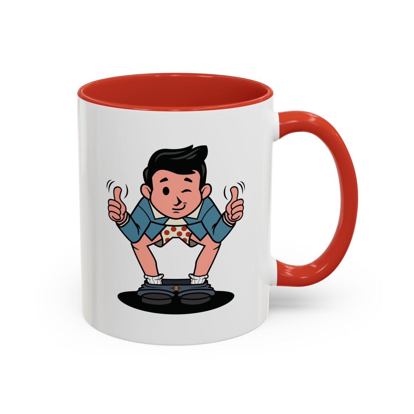 Signature BO Knee Bend & Breathe Accent Coffee Mug 11oz and 15oz