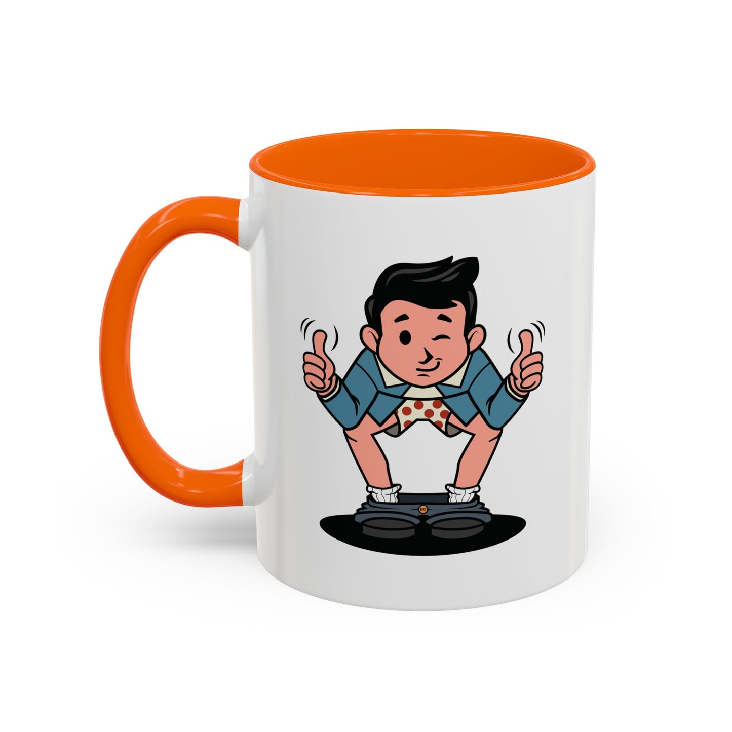 Signature BO Knee Bend & Breathe Accent Coffee Mug 11oz and 15oz