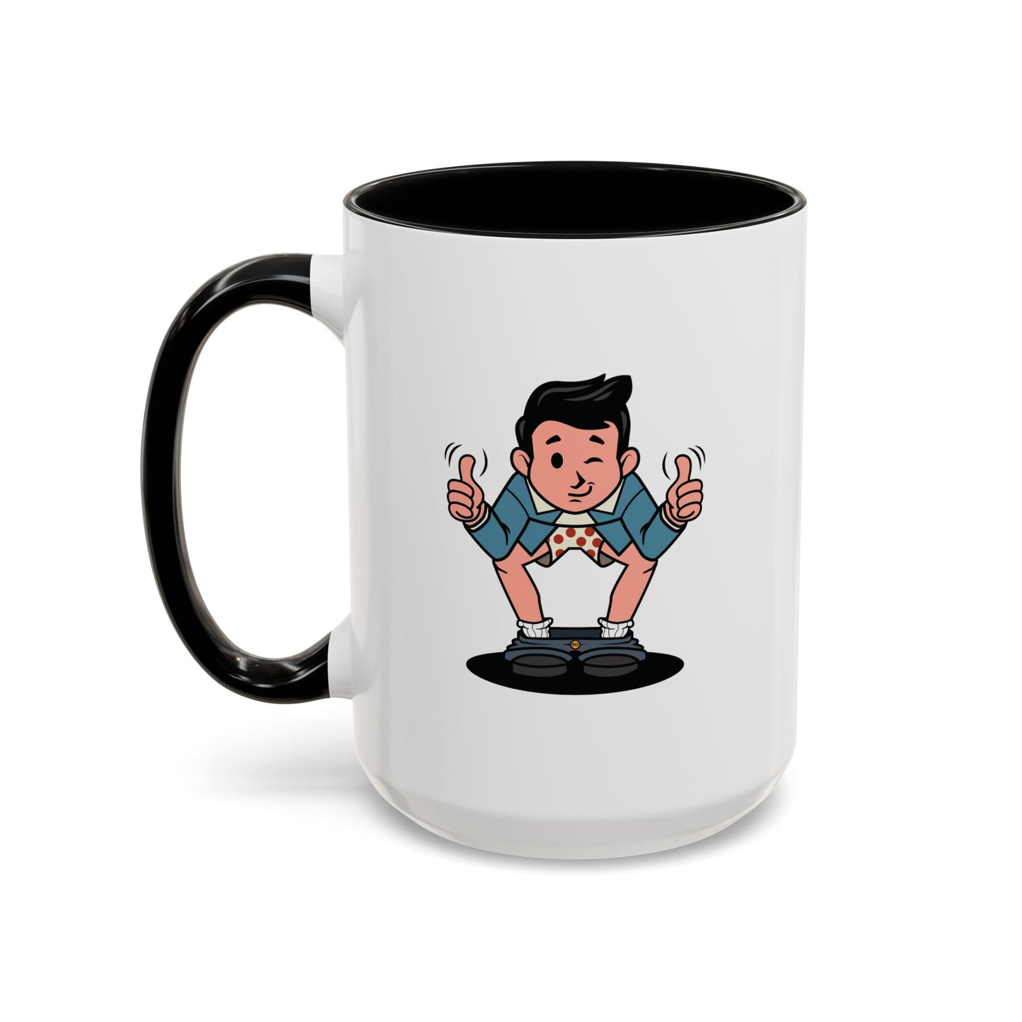 Signature BO Knee Bend & Breathe Accent Coffee Mug 11oz and 15oz