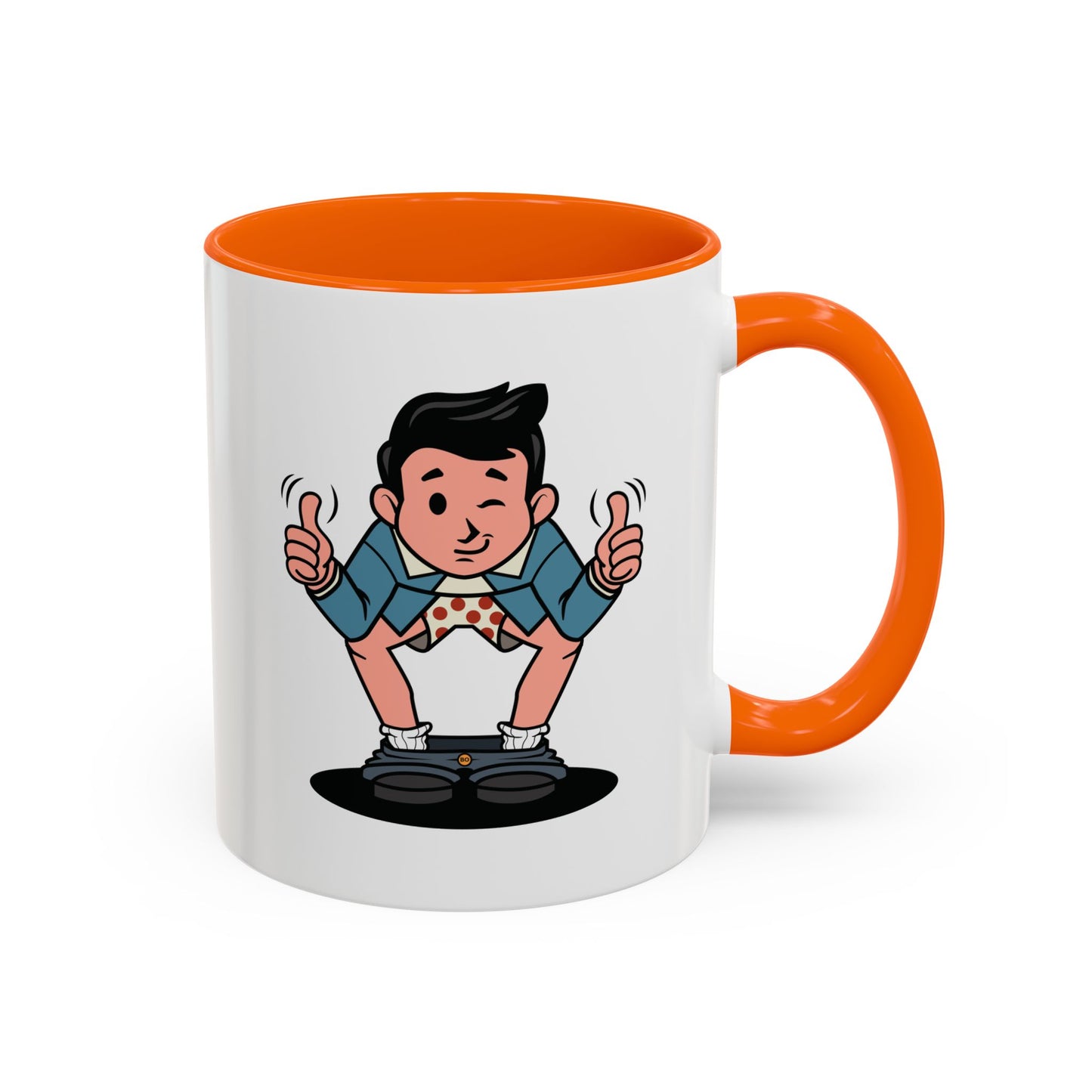 Signature BO Knee Bend & Breathe Accent Coffee Mug 11oz and 15oz