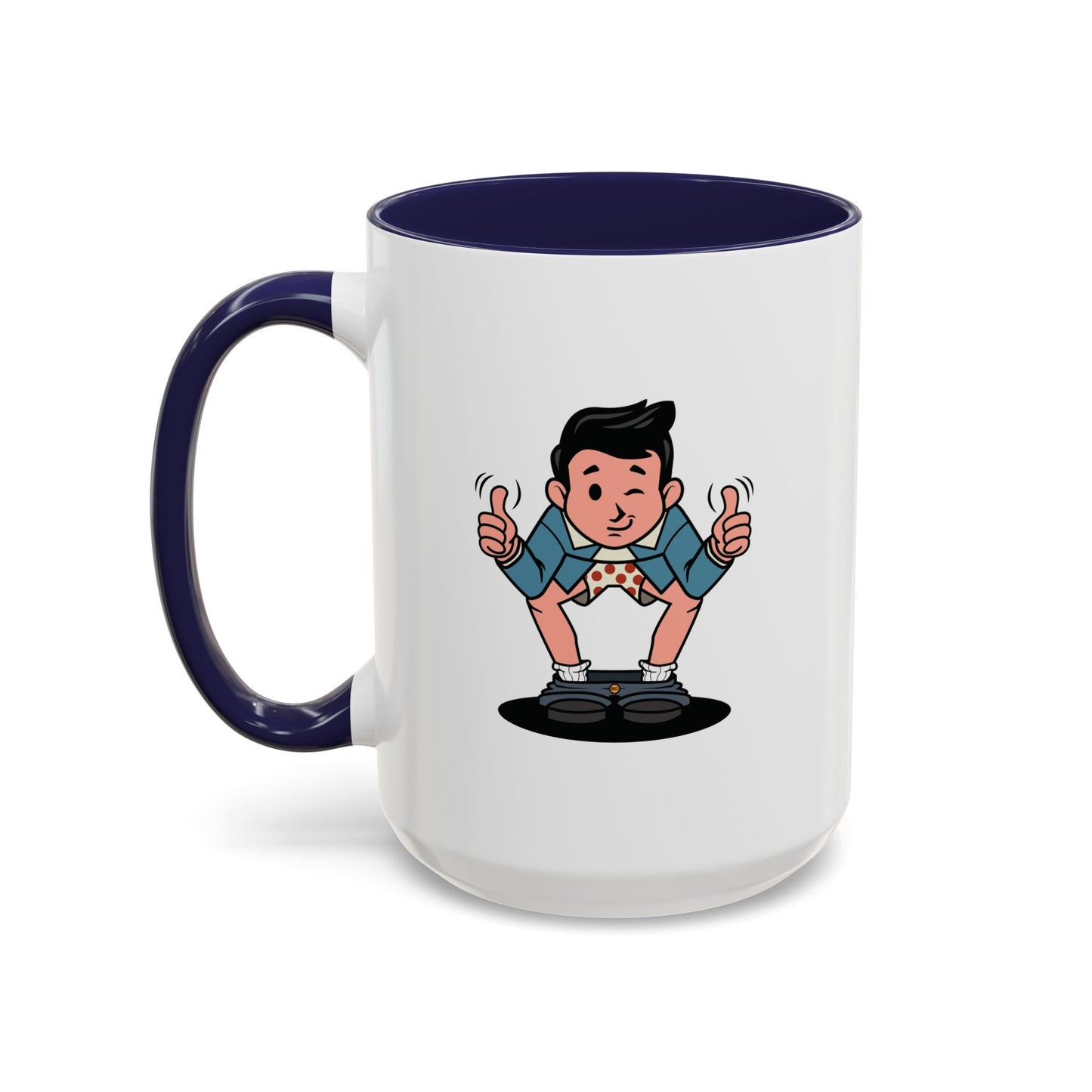 Signature BO Knee Bend & Breathe Accent Coffee Mug 11oz and 15oz