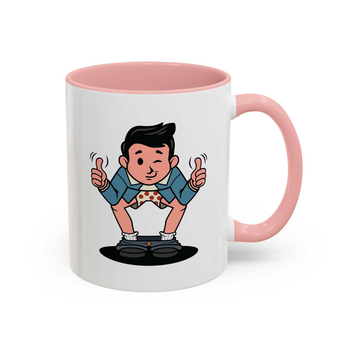 Signature BO Knee Bend & Breathe Accent Coffee Mug 11oz and 15oz