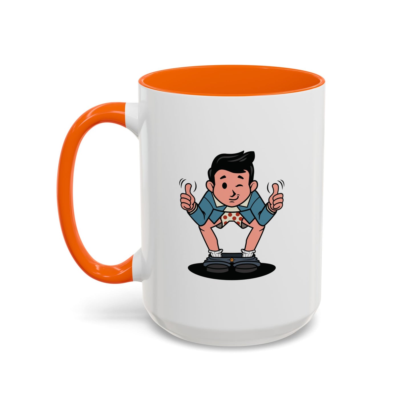 Signature BO Knee Bend & Breathe Accent Coffee Mug 11oz and 15oz