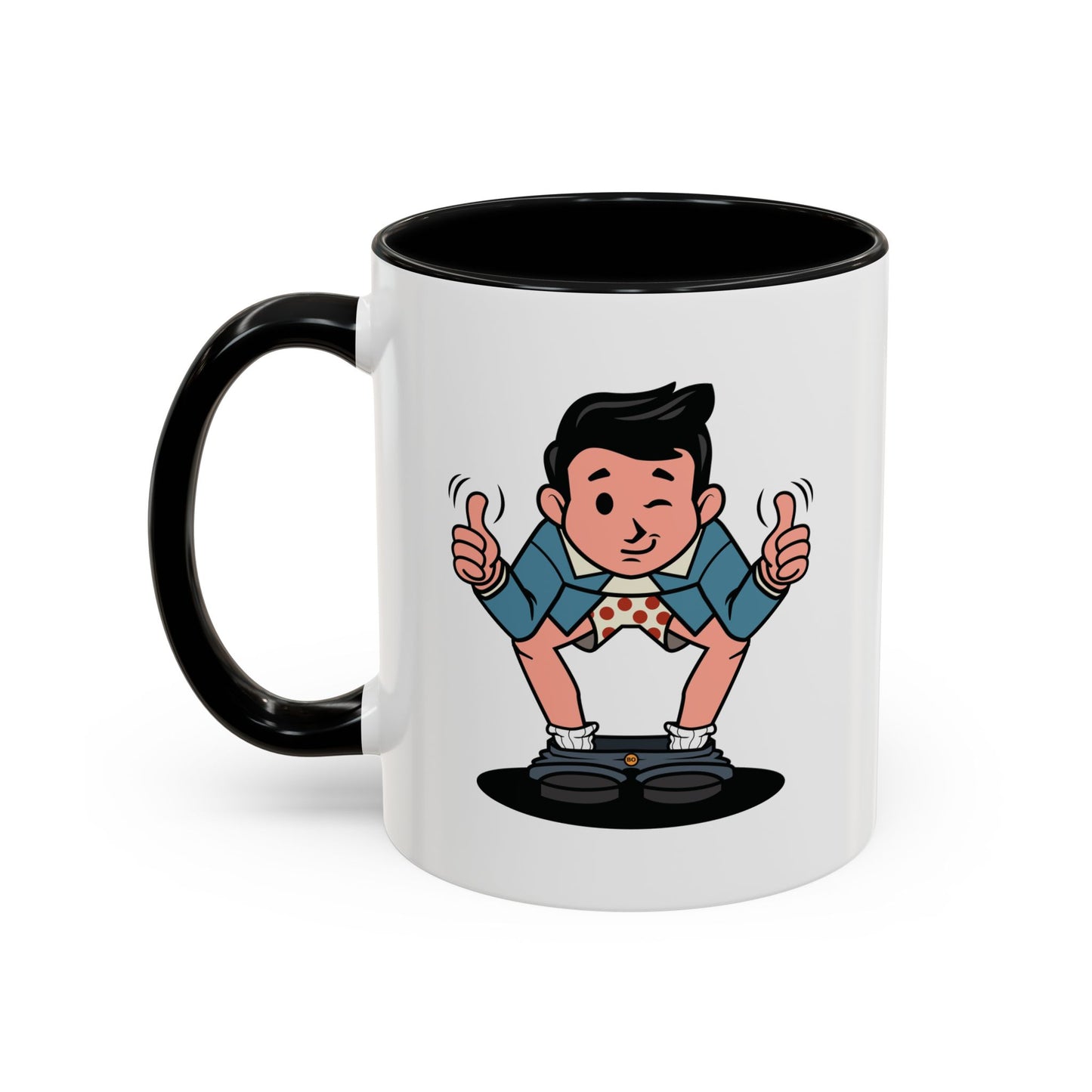 Signature BO Knee Bend & Breathe Accent Coffee Mug 11oz and 15oz