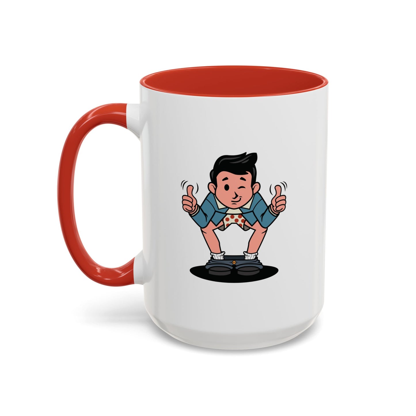 Signature BO Knee Bend & Breathe Accent Coffee Mug 11oz and 15oz