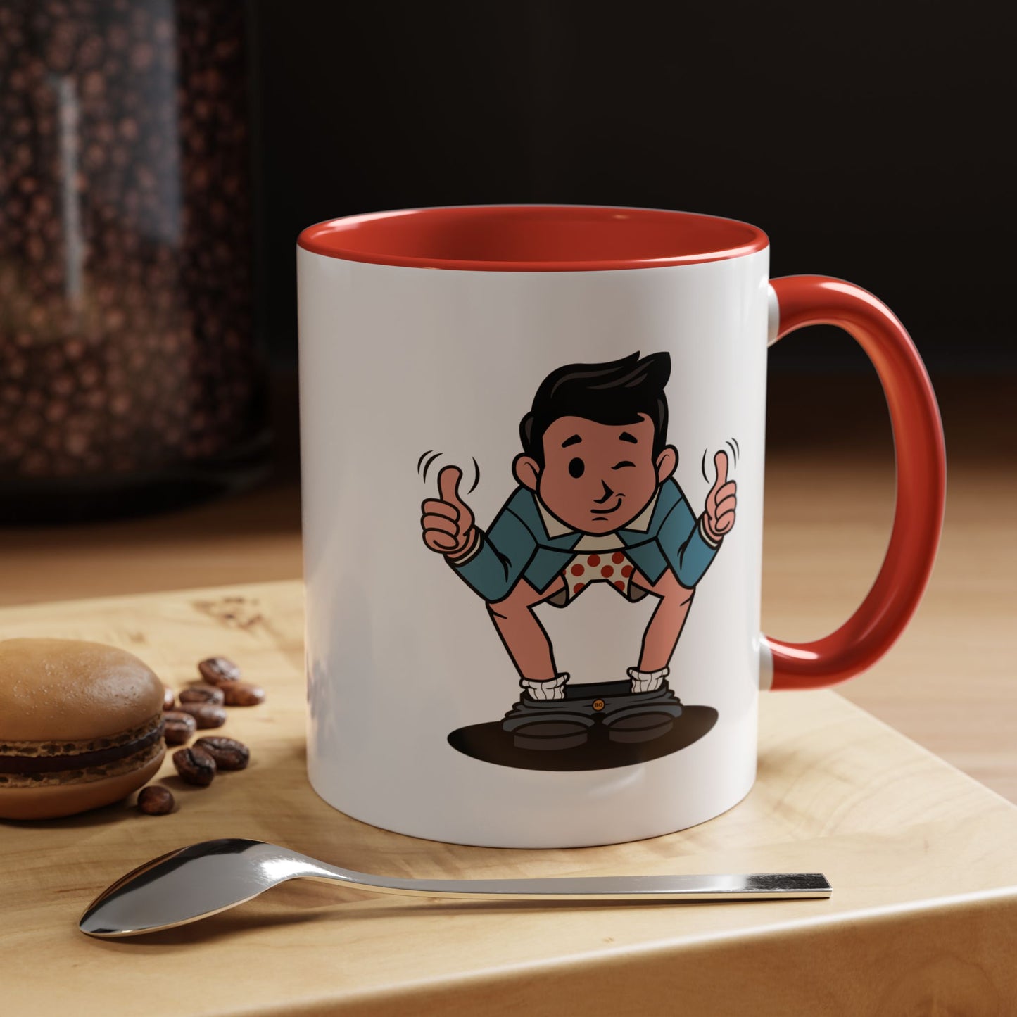 Signature BO Knee Bend & Breathe Accent Coffee Mug 11oz and 15oz